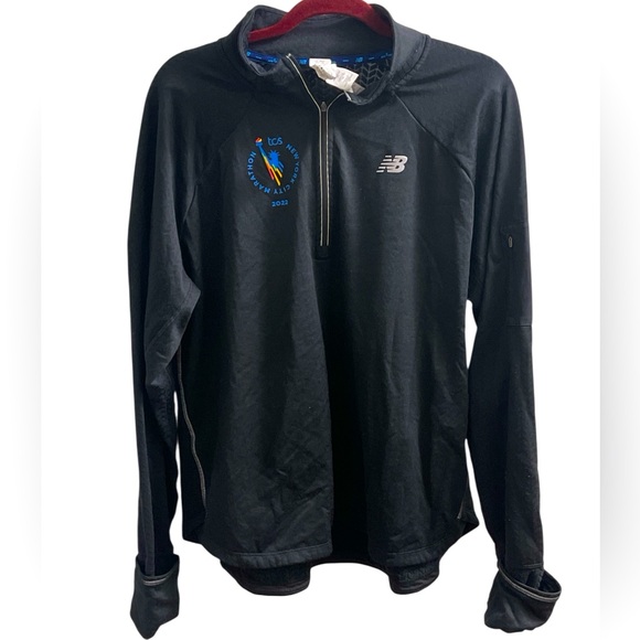 New Balance 2022 NYC Marathon NB Heat Grid Half Zip - Women’s 2XL - Black - GUC - Picture 1 of 3